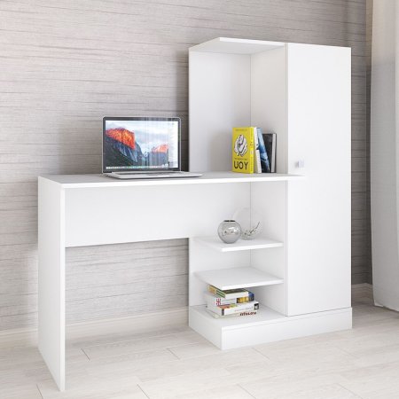 Компьютерный стол Квартет 6 (Белый)