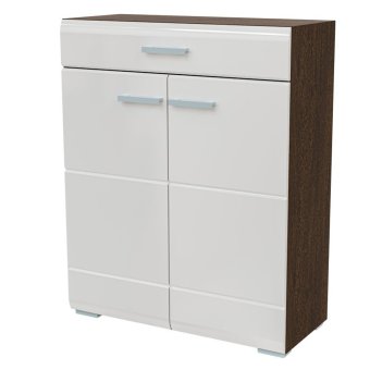 Вегас прихожая комод снято с производства (Венге/Белый глянец)