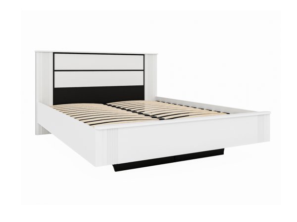 Амалия кровать парящая 160х200 (Черный / Белый)