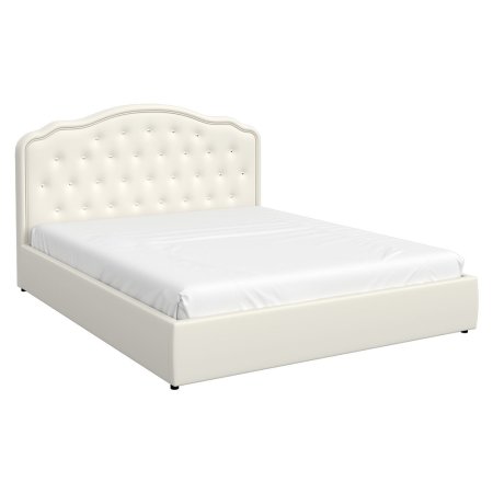 Селин кровать 160х200 + металлокаркас + подъемный механизм (Белый)