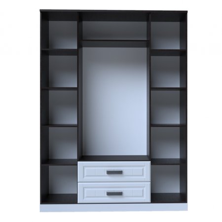 Венеция-1 Секция-26 Шкаф 4 ств. (Венге/Белый)