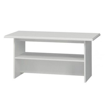 Гостиная ГРАЦИЯ  стол журнальный (Белый/Белый)