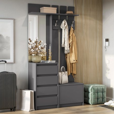 Айден вешалка ВШ06-1100 (Графит)