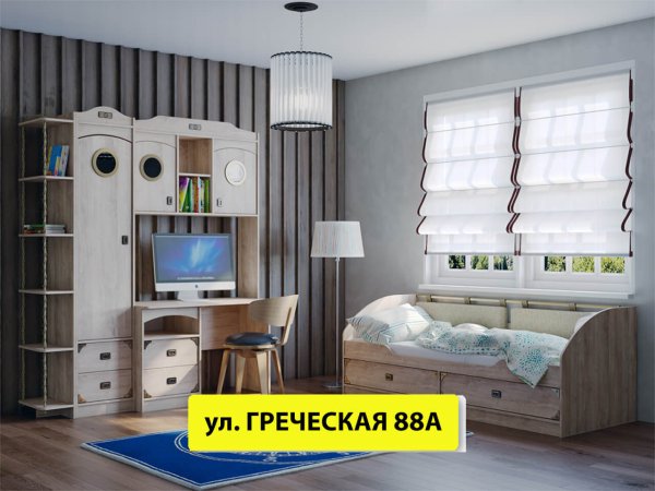 Детская Мираж-1 комплект 1 (Дуб баррик)