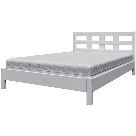 Вероника-4 кровать 120х200 + металлокаркас + комплект ножек (Белый античный)