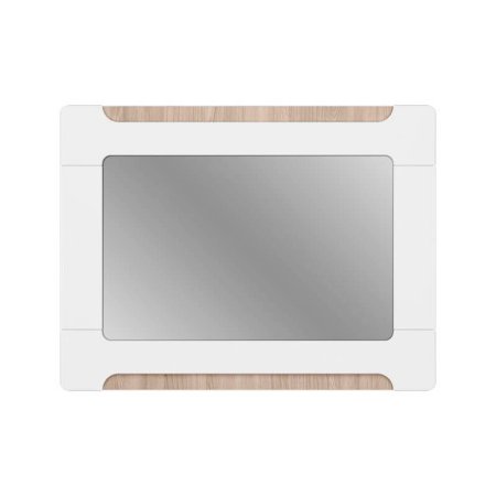 Палермо-3 зеркало навесное ЗН-026 (Шимо светлый / глянцевая Белый)