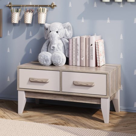 Скандика тумба под ТВ ТБ-17 (дуб смоки/кашемир)