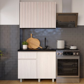 Кухня Тренд 1,0 (ясень белый)