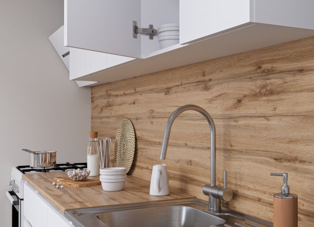 Кухня Мори 2,0м (Белый)