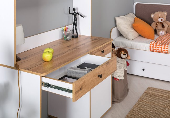 Вуди детская комплект 2 (белый / крафт золотой)