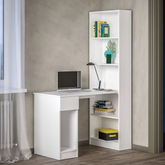 Лайт Шкаф комбинированный 10.01 (Белый)