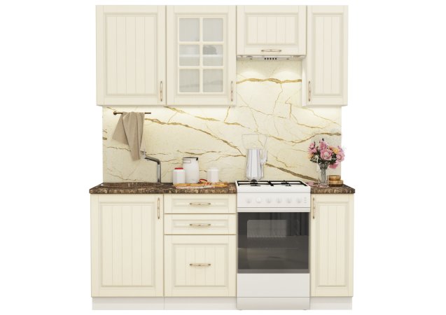 Модульная кухня Лондон (Дуб крем)