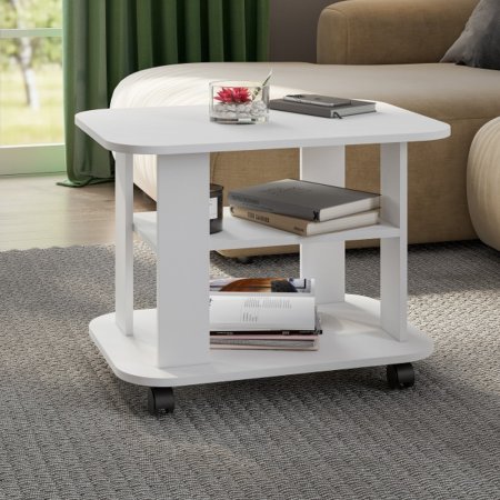 Стол журнальный СТЖ-003 (белый)