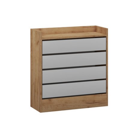 Ямайка обувница ЯПТ-3 для прихожей (Крафт золотой/Белый)