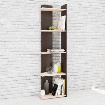 Стеллаж Ромео 7 (Венге/Дуб молочный)