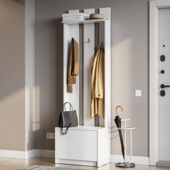 Айден вешалка ВШ06-600 (белый) снято с производства