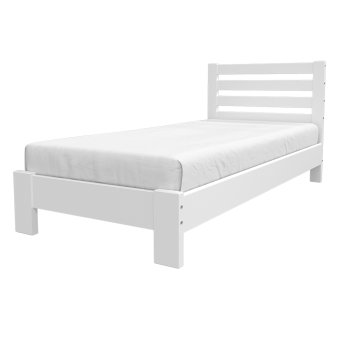 Вероника кровать 90х200 + металлокаркас + комплект ножек (Белый античный)