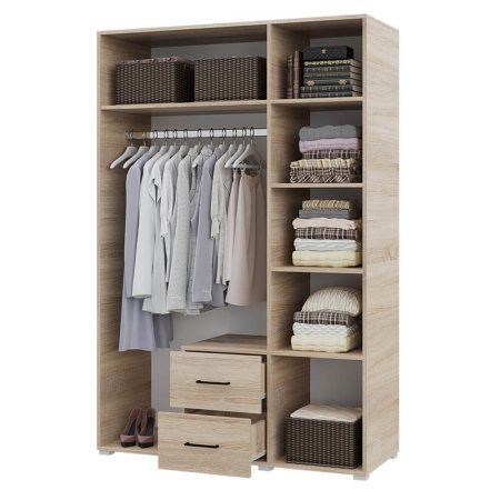 VICTOR шкаф 3 ств c ящиками (Сонома)