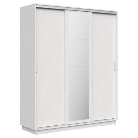 Шкаф-купе Стоун зеркало 3 дверный (Анкор светлый, 180)