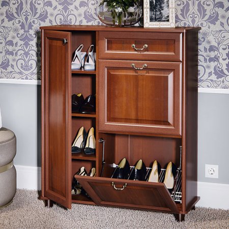 Яна ЯН-59 Обувница для прихожей (орех пегас)