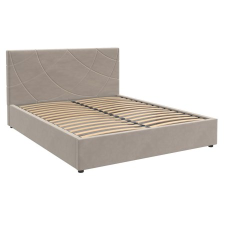 Версаль кровать 160х200 + металлокаркас + подъемный механизм (Бежевый)