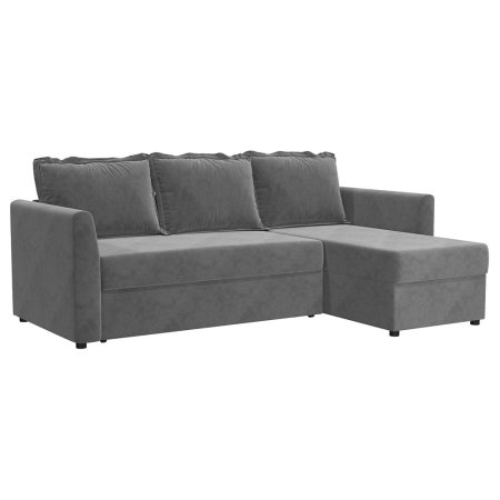 Диван угловой Сидней (Темно-серый)