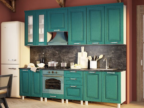 Модульная кухня Александрия (Белый / F05)