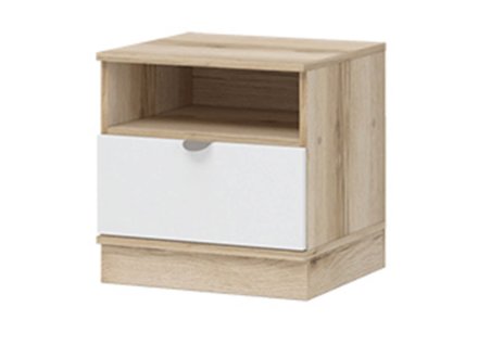 Юкки ТБ 1Я 450 Тумба (Белый / Дуб делано)