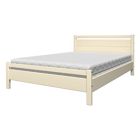 Вероника-1 кровать 120х200 + металлокаркас + комплект ножек (Слоновая кость)