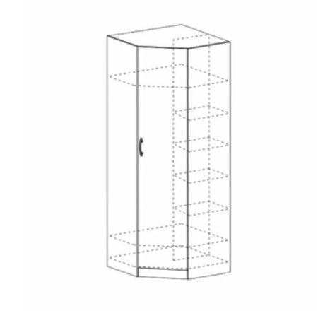 Макарена шкаф угловой ШК 303 ЛДСП (Венге/Белфорд)