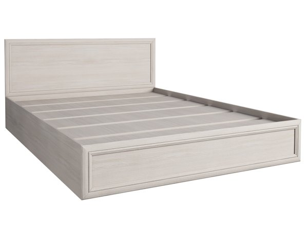 Принцесса кровать 160х200 (ясень анкор белый) ЦРК.ПРН.14