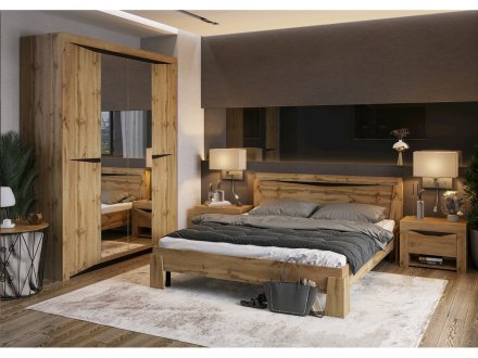 Спальня Паола комплект 1 (крафт золотой)