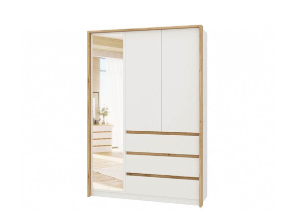 Трёхстворчатые распашные шкафы