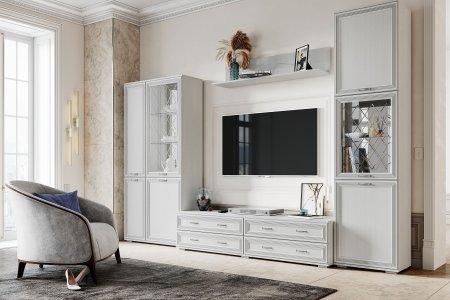 Ливорно полка навесная ЛН-2 (Анкор светлый)