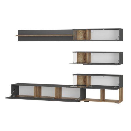 Гостиная Рига ГС-01 (Каньон/Графит)