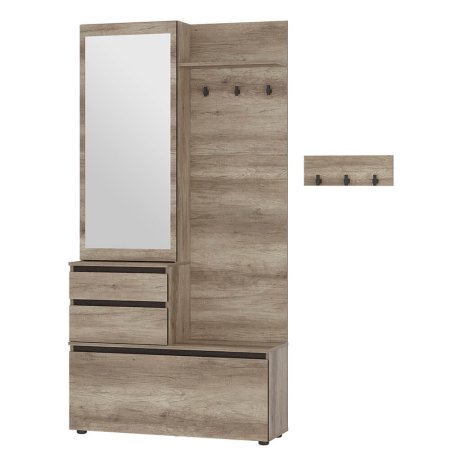 Энигма прихожая ПР-04 (дуб каньон/венге)