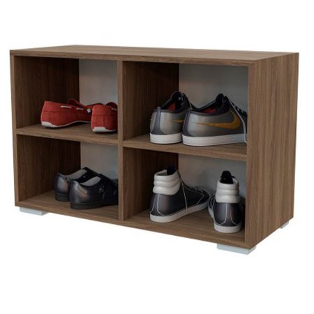 Вегас прихожая обувница снято с производства (Шимо темный/кофе с молоком глянец)