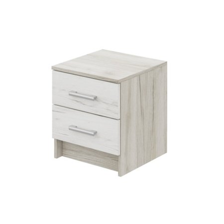 Гармония тумба прикроватная ТБ 601 (Крафт белый / крафт серый)