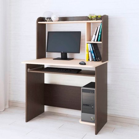 Компьютерный стол Грета 2 (Венге/Дуб молочный)