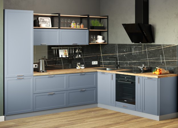 Модульная кухня Квадро (Лунный свет)