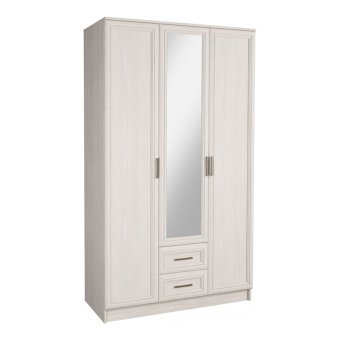Принцесса шкаф 3 ств. детский (Анкор белый) ЦРК.ПРН.17