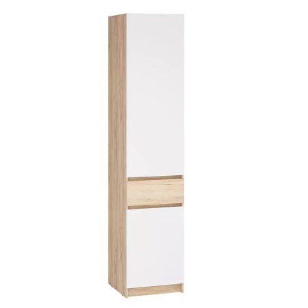 Стоуби шкаф ШК-500 (Дуб Крафт Золотой/Белый Глянец)