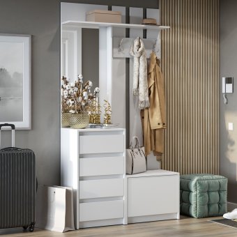 Айден вешалка ВШ06-1100 (Белый)