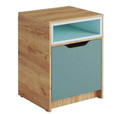 Rich Рич Тумба прикроватная ТМ-001 для детской (Мята/Сумеречный голубой)