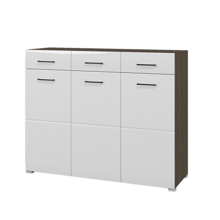 Ненси комод (Венге/Белый глянец)