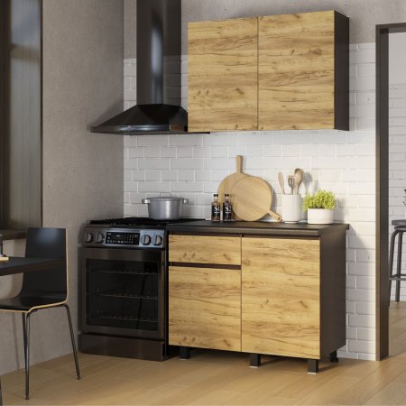 Кухня Лофт 1,0 м (крафт/венге)