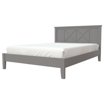 Грация 2 кровать 160х200 + металлокаркас + ножки (Антрацит)