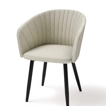 Стул Бренди (конус 32 черный матовый) (Велюр В-1)