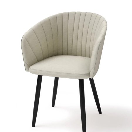 Стул Бренди (конус 32 черный матовый) (Велюр В-1)