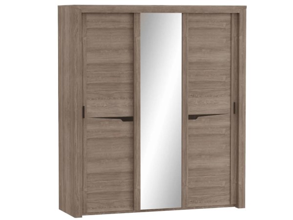 Соренто спальня шкаф-купе 3 дверный-снято с производства (Дуб стирлинг)